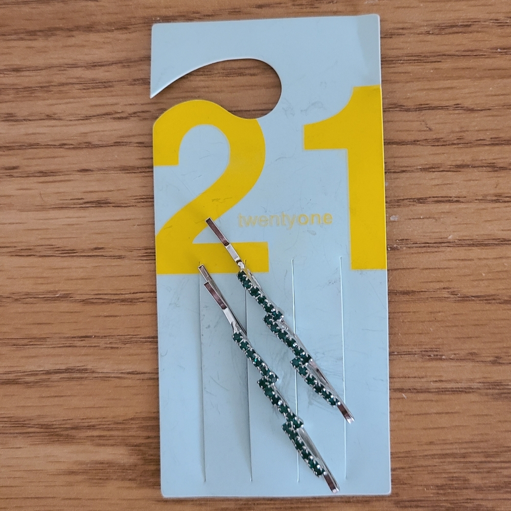 Vintage Bobby Hair Pins with Gems
